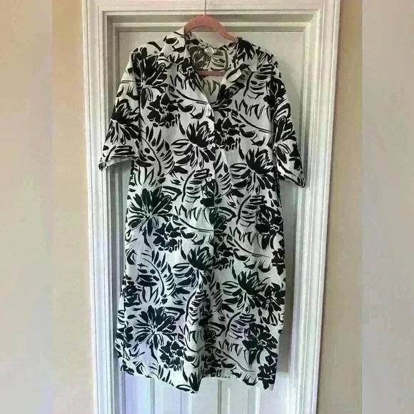 Vintage 1970’s Floral Shirt Dress XL - Picture 2 of 8
